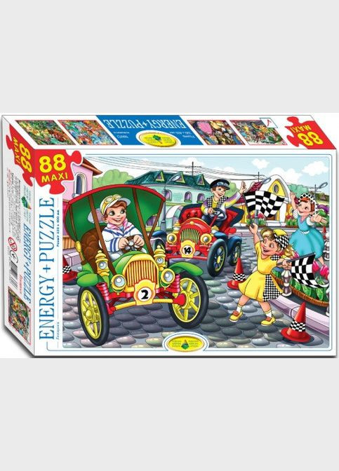 Дитячі Пазли Гонщики 83316 ЕГ-05 88 елементів ЕНЕРГІЯ ПЛЮС (362589158)