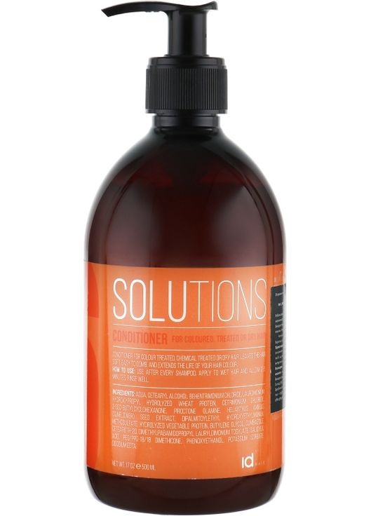 Кондиционер для окрашенных и сухих волос Solutions №6 Conditioner 300ml (521313-154411) idHair (368650182)
