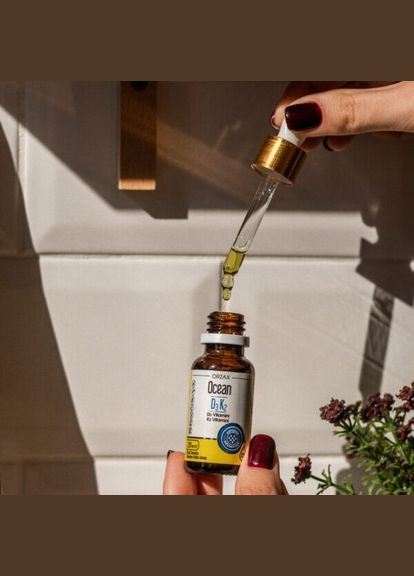 Вітаміни та мінерали Ocean D3K2 Drop, 20 мл Orzax (333976621)