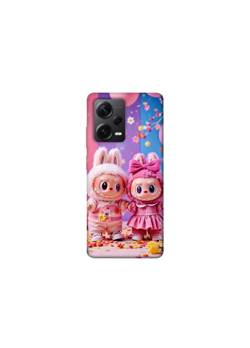 Чохол на Xiaomi Redmi Note 12 Pro+ 5G Labubu twins ver.2 Frontalka (361983094)