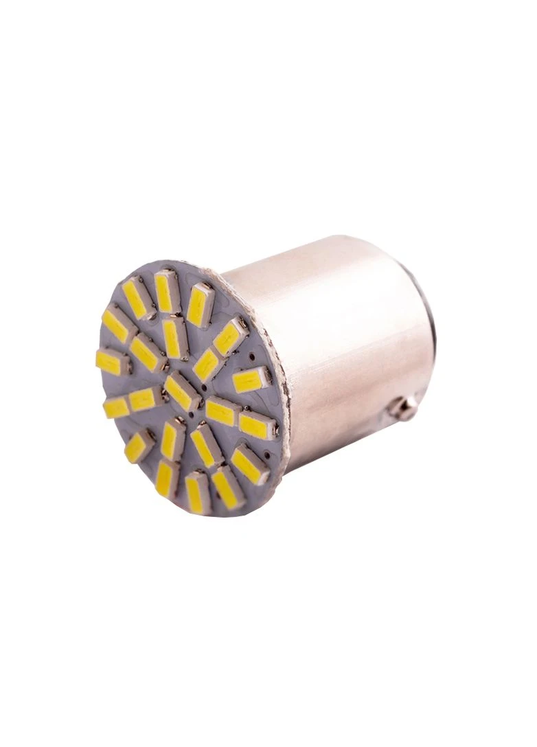 Светодиодная авто лампа T25-3014-22SMD 1156 белый 12V LEDUA (323473867)