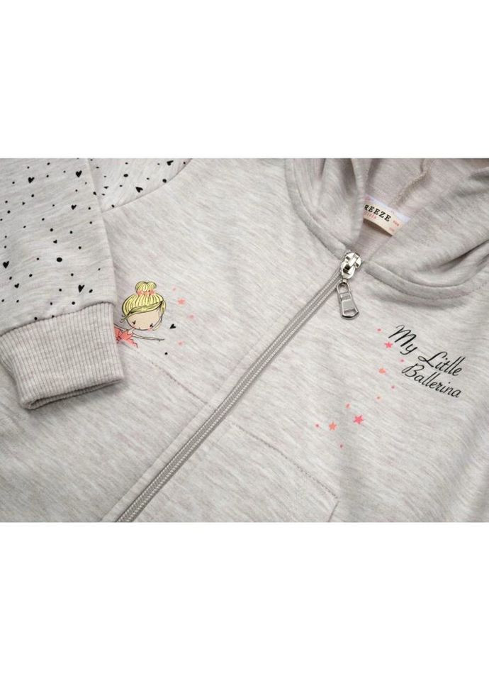 Кофта "MY LITTLE BALERINA" (15099-92G-gray) Breeze (301142400)