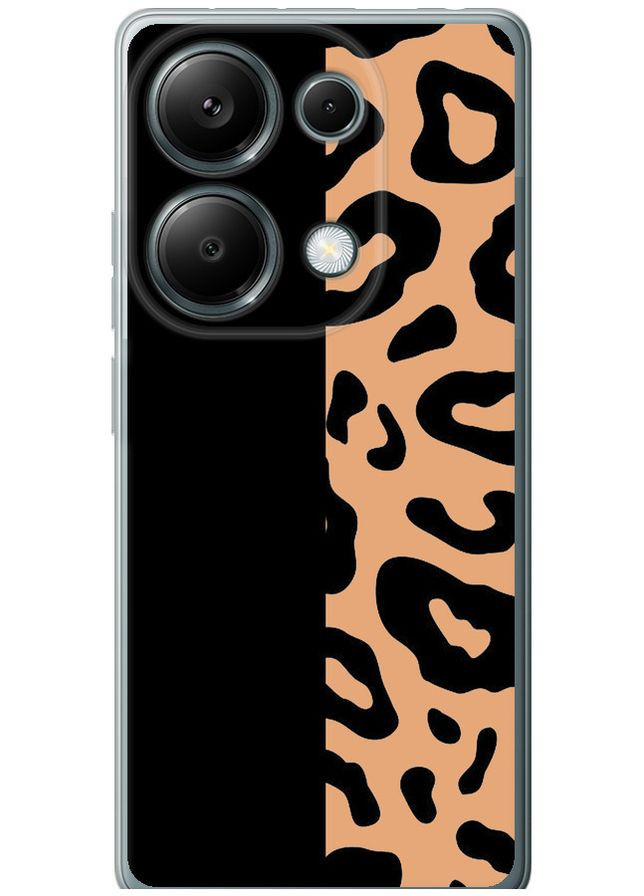 Силиконовый чехол 'Пятна леопарда' для Endorphone Xiaomi Redmi Note 13 Pro 4G (301083815)