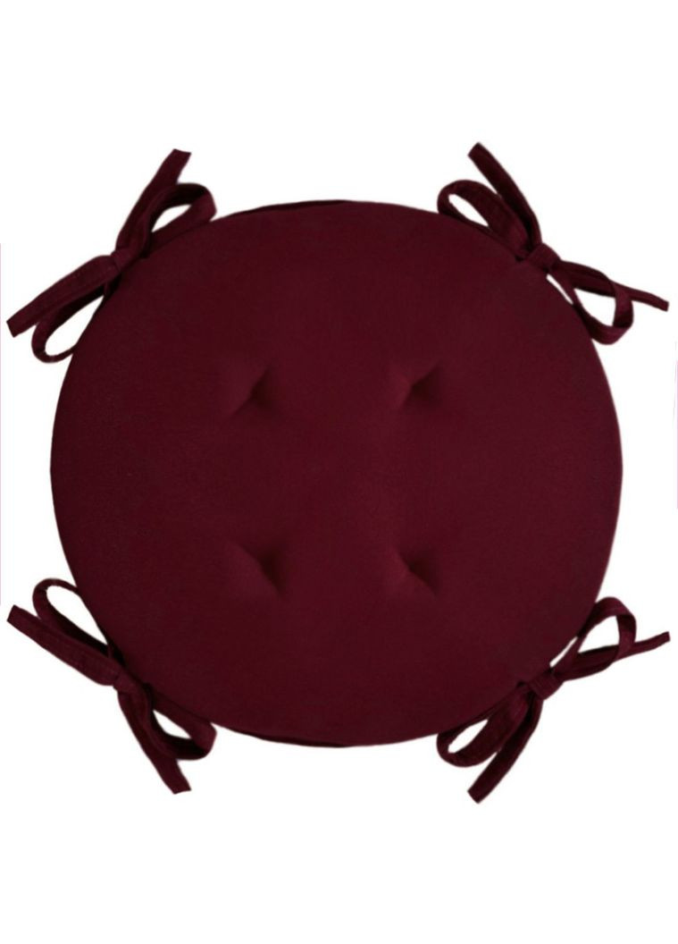 Подушка на крісло см бордова No Brand (324828805)