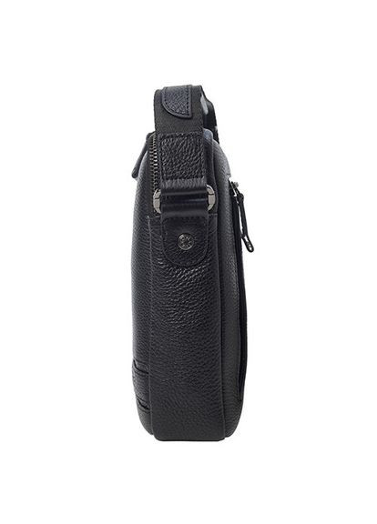 Сумка барсетка чоловіча із натуральної шкіри чорна (Д/Ш/В) 17/5/21(см) Karya (336377867)