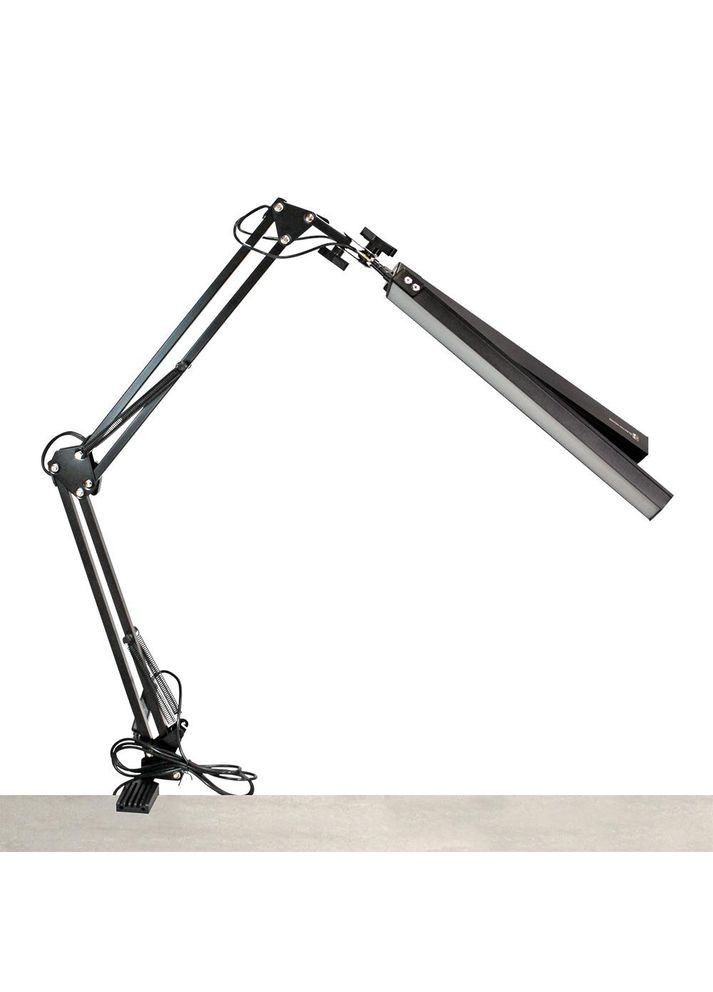 LED светильник на струбцине FocusPro 15 Вт, черный Electro House (346086988)