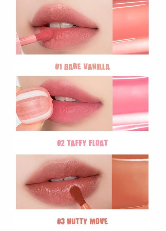 Глазированный тинт в персиковом оттенке Bare Water Tint No.03 Nutty Move, 4.5 мл Rom&nd (315424604)