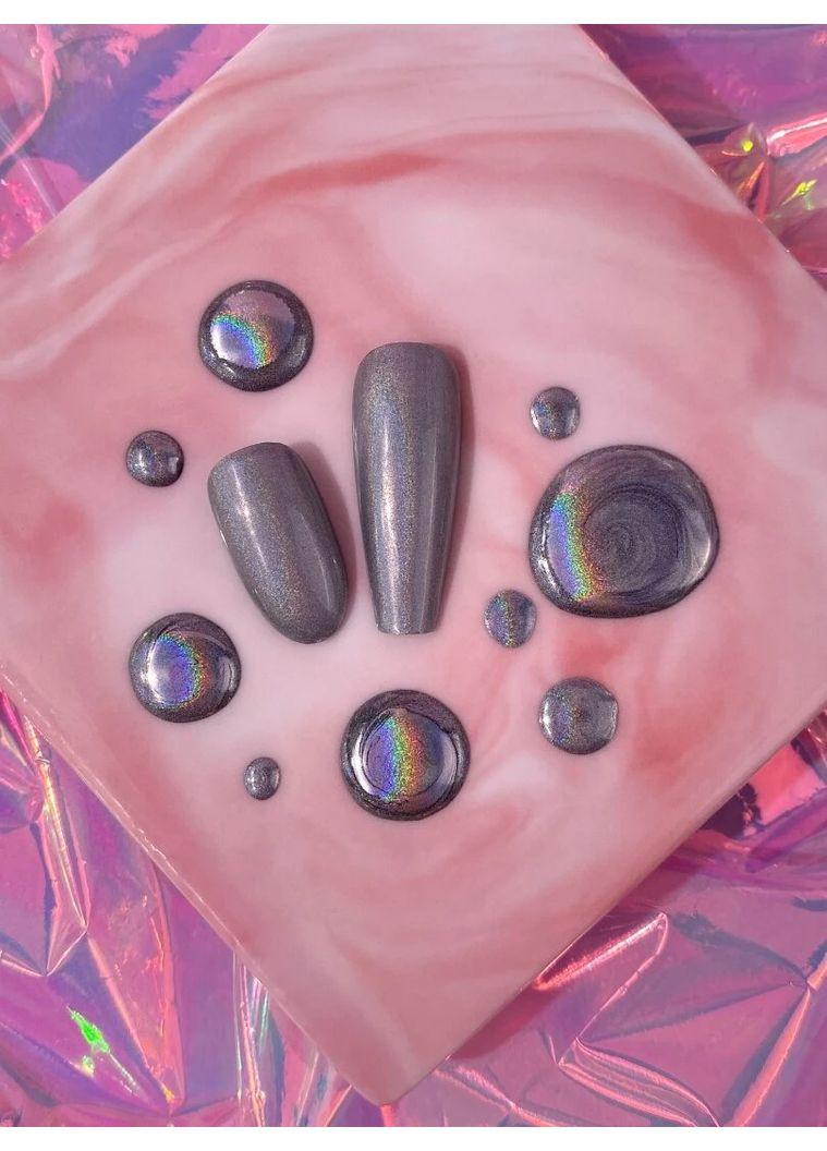 Lunamoon Гель-краска для ногтей Holographic Metallic Gel 5ml Luna (372688901)