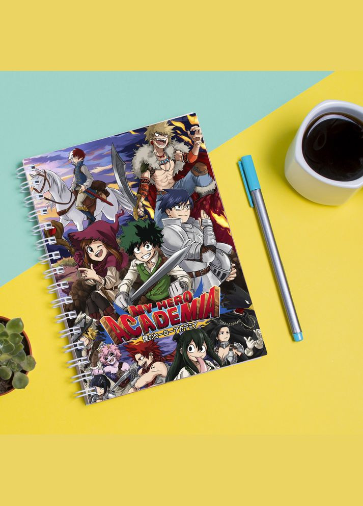 Скетчбук Sketchbook (блокнот) для малювання з принтом My Hero Academia - Моя геройська академія 4 Кавун блокнот для малювання (316133707)