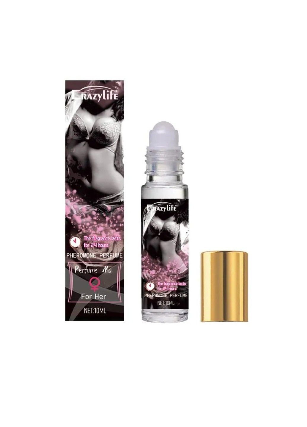 Феромонний парфум для жінок з ролером (10 мл) CrazyLife (367904457)