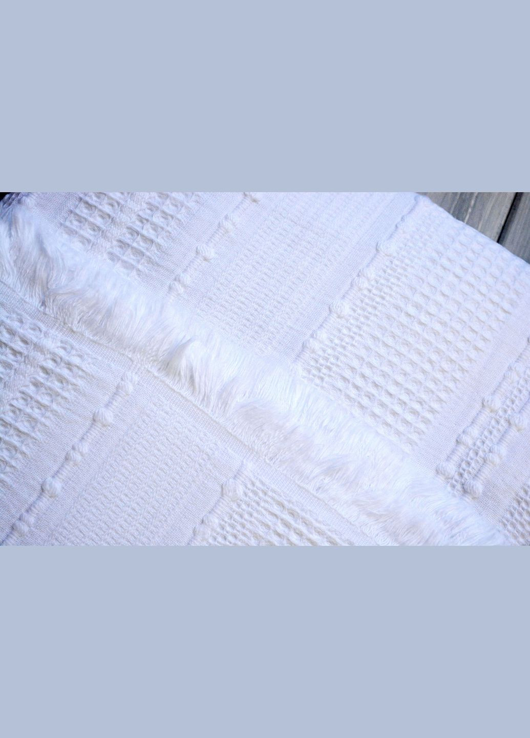 Вафельне простирадло Sole 220×240 см. White First Choice (339865788)