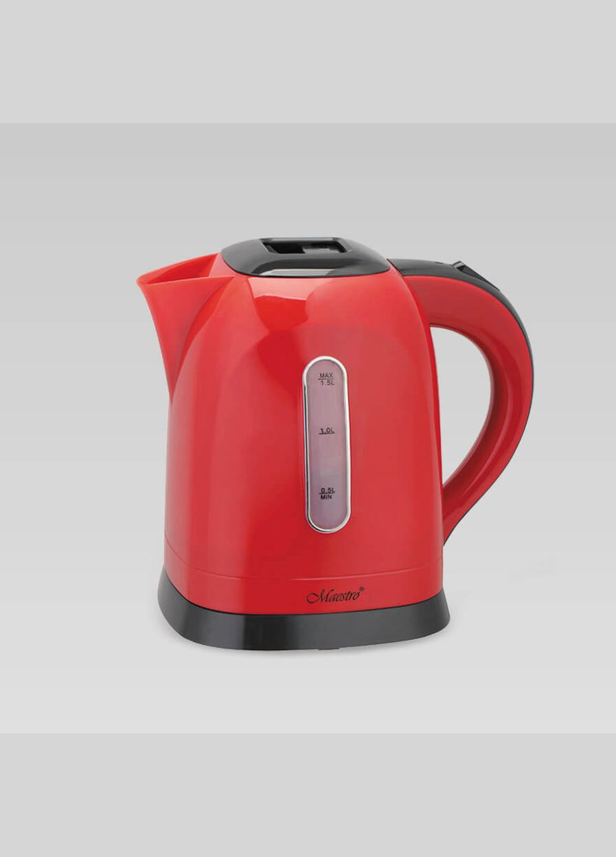 Электрочайник 1.5л красный (MR-034-RED) 2200 Вт Maestro (323637331)