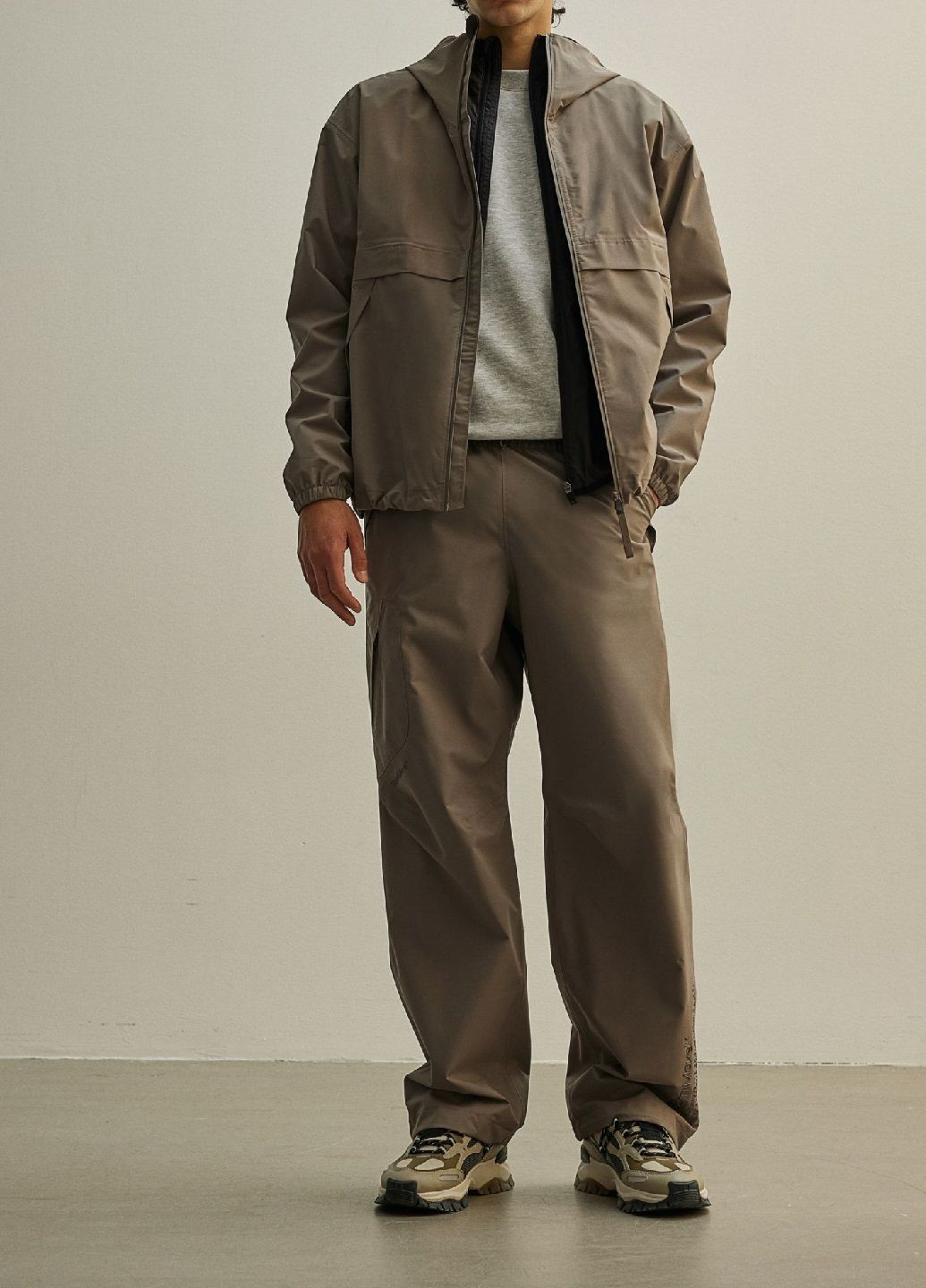 Сіро-коричнева демісезонна куртка H&M