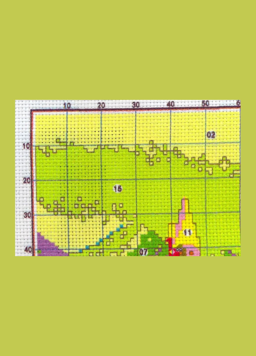 Набор для вышивания по нанесённой на канву схеме "German Swan Stone Castle". AIDA 14CT printed, 16*41 см Joy Sunday (313612904)