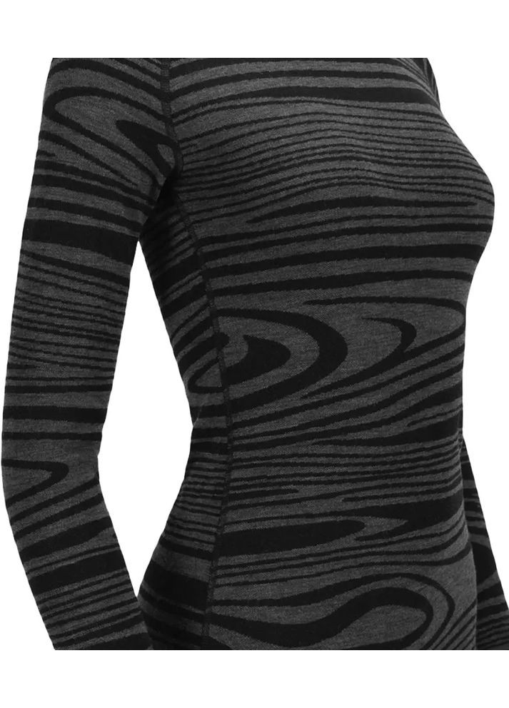 Термокофта Warm Wool 200 Roll Neck W’s Black Motion Aclima (366545426)