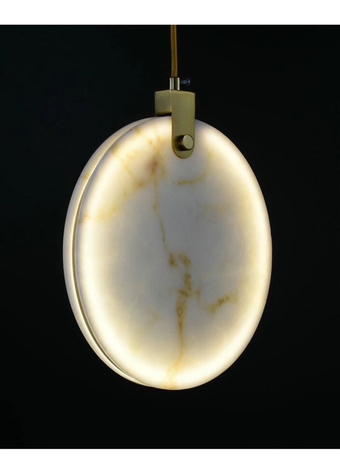 Люстра светодиодная подвесная LED светильник для квартиры на потолок лэд 26685 Латунь 30-150х10х25 см. Sunnysky (324396353)