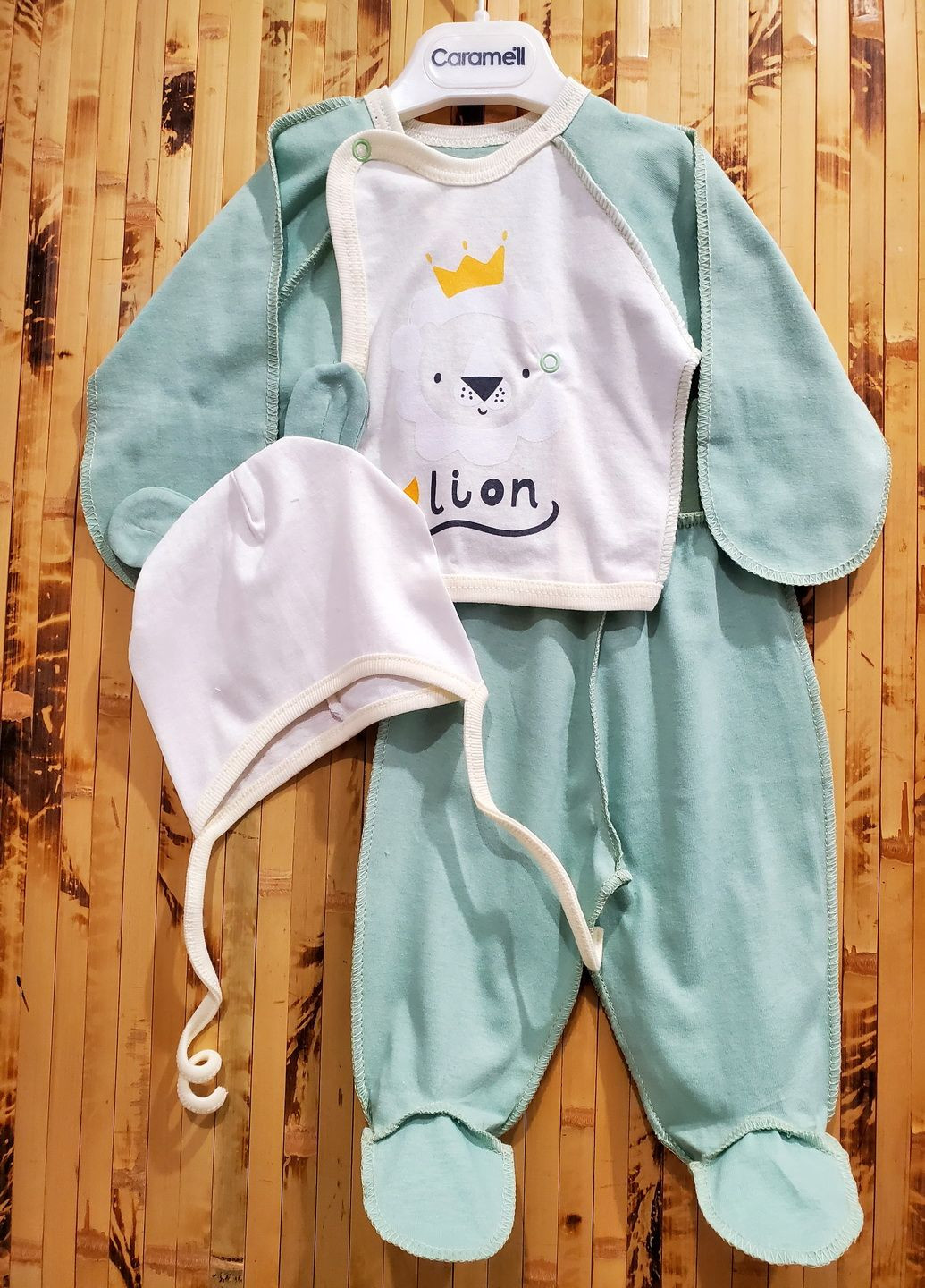 Зеленый демисезонный детский комплект KINDER MODE