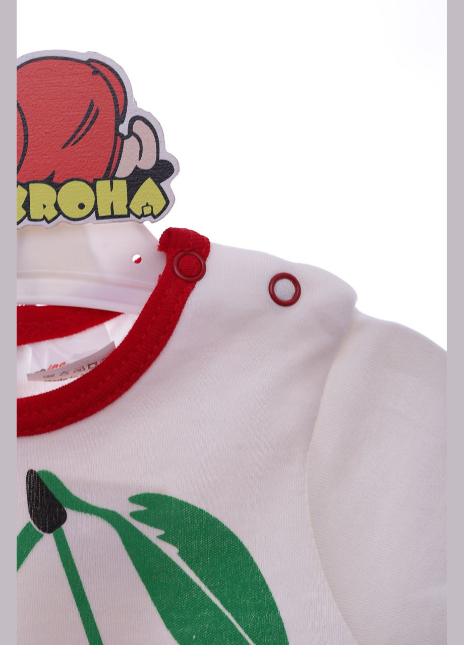 Красный демисезонный боди со штанами для девочки трикотажные вишня красный 62 см (36891) BABYKROHA