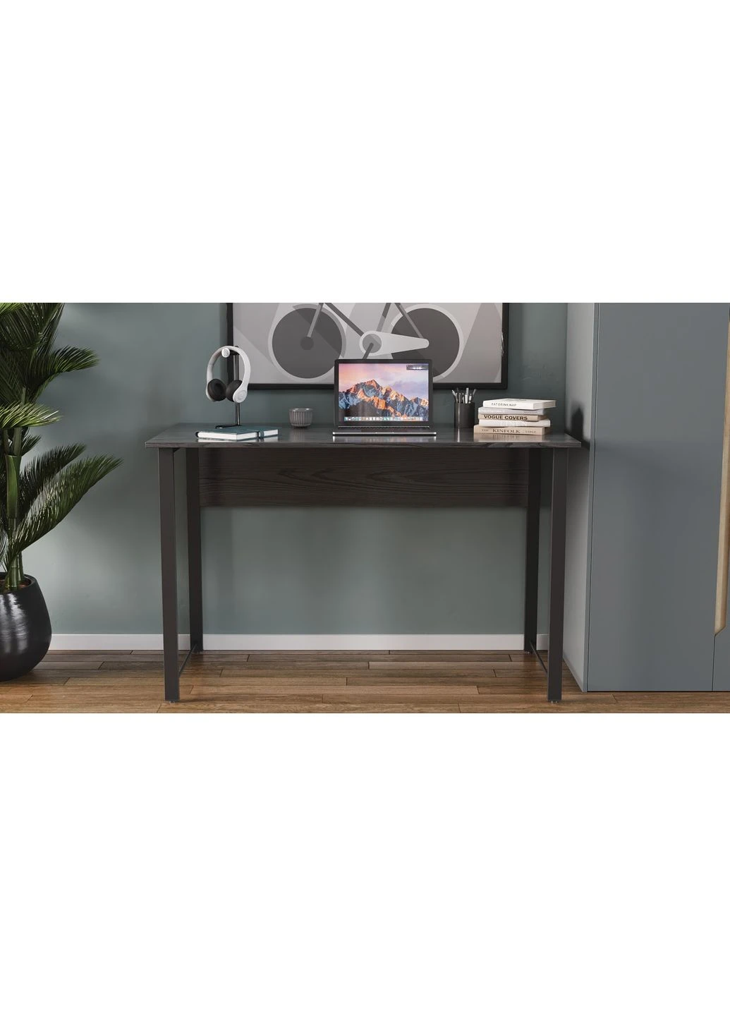 Комп'ютерний стіл Курт 75x120x60 чорний ДСП 16мм FRD-103916 Ferrum-decor (353499146)