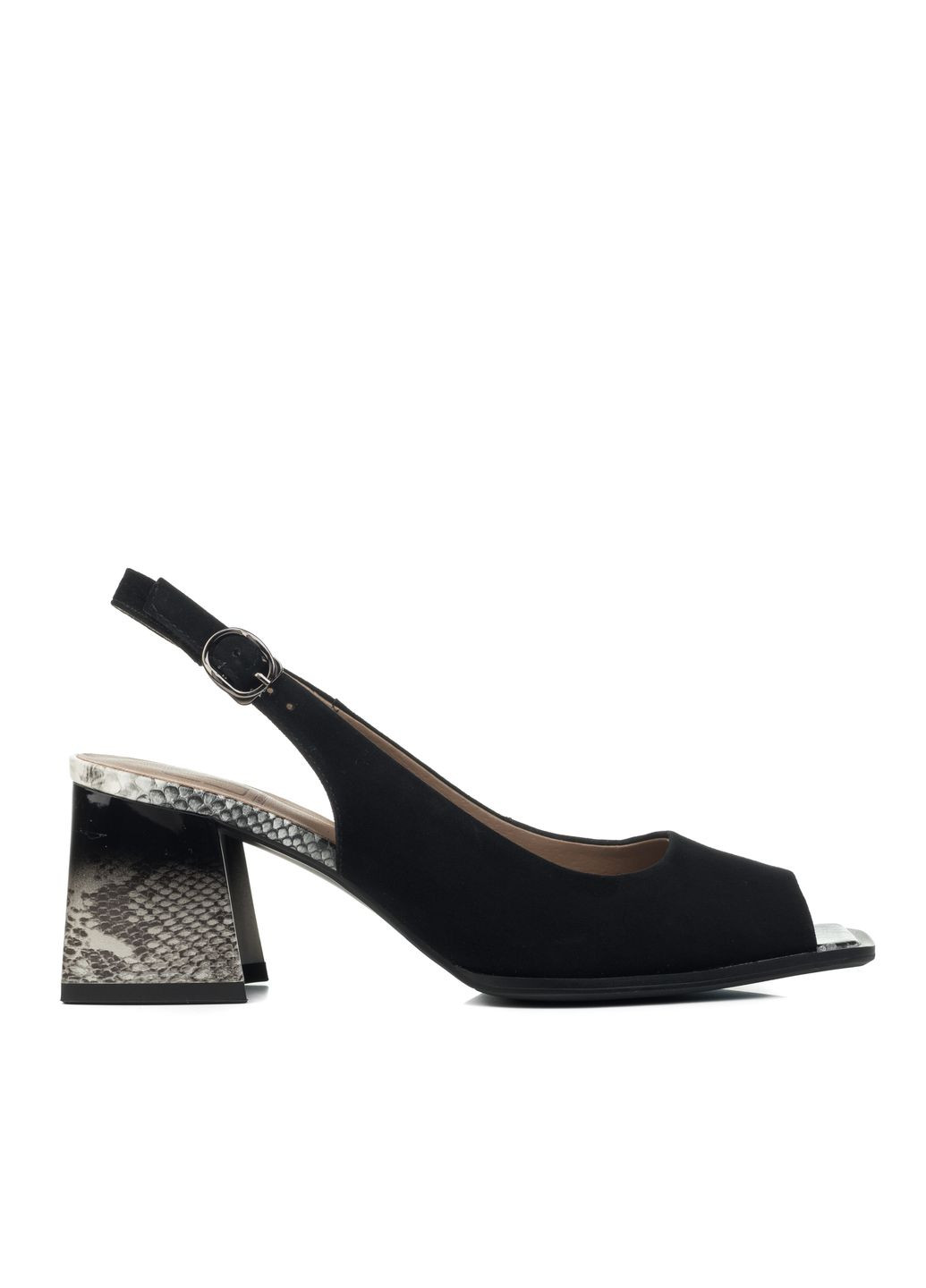 Черные босоножки (1414л) Molka