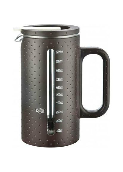 Френч-прес 26-293-005 1000 мл сірий Krauff (364109587)