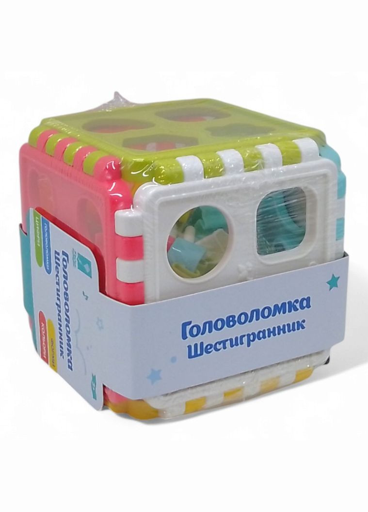 Логическая игра-сортер "Головоломка Шестигранник" Країна іграшок (313399454)
