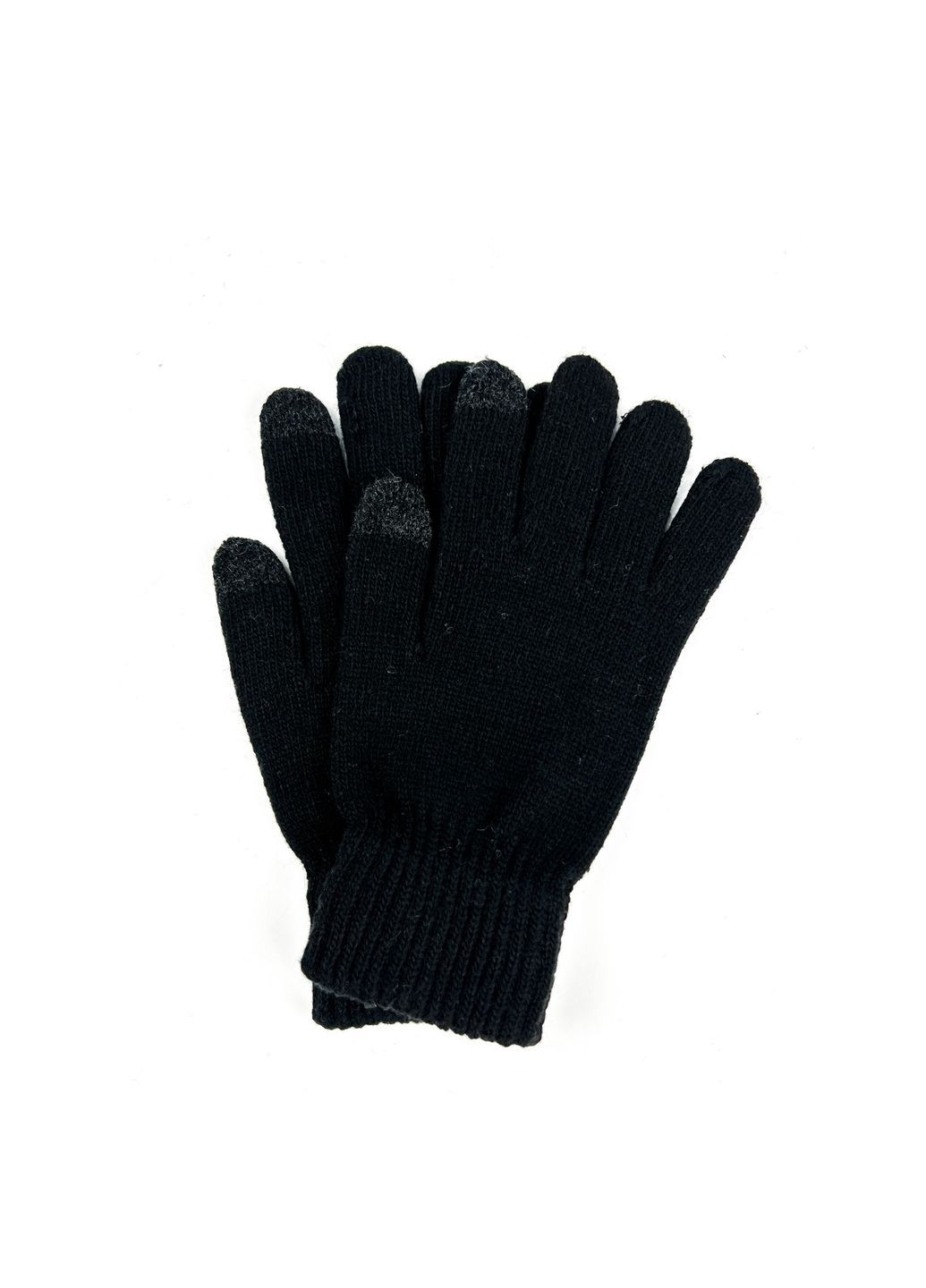 Перчатки Smart Touch женские шерсть с акрилом черные БЛЕЙН LuckyLOOK 291-416 (290278387)