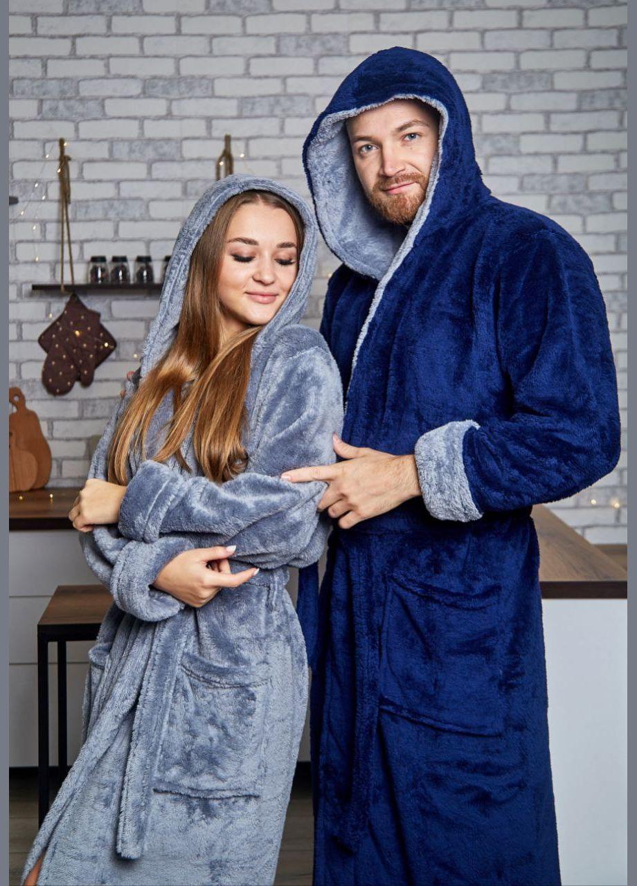 Комплект 2шт, Халати махрові для пари No Brand халат (301917068)