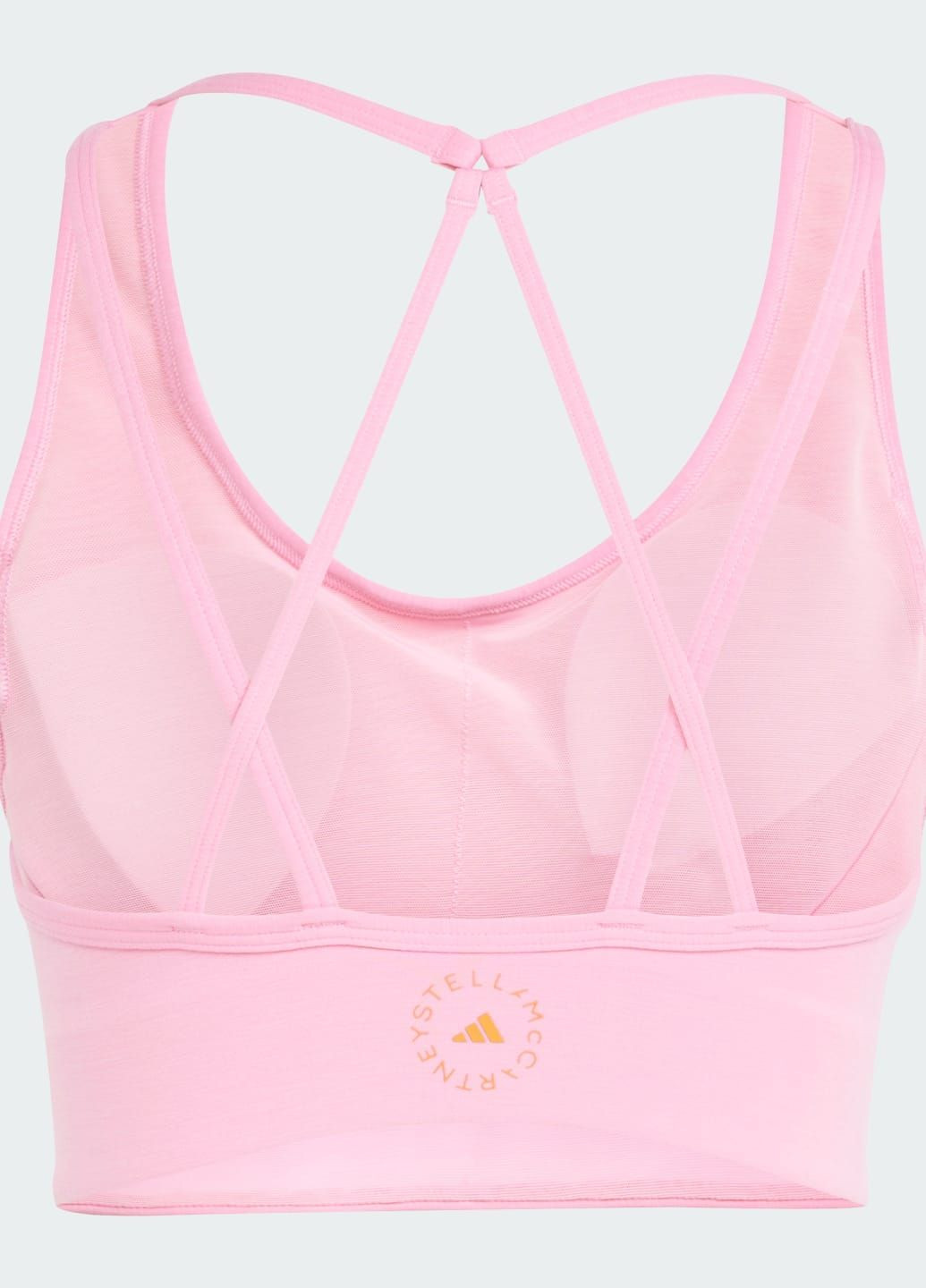 Розовый спортивный бра by stella mccartney truestrength medium-support adidas