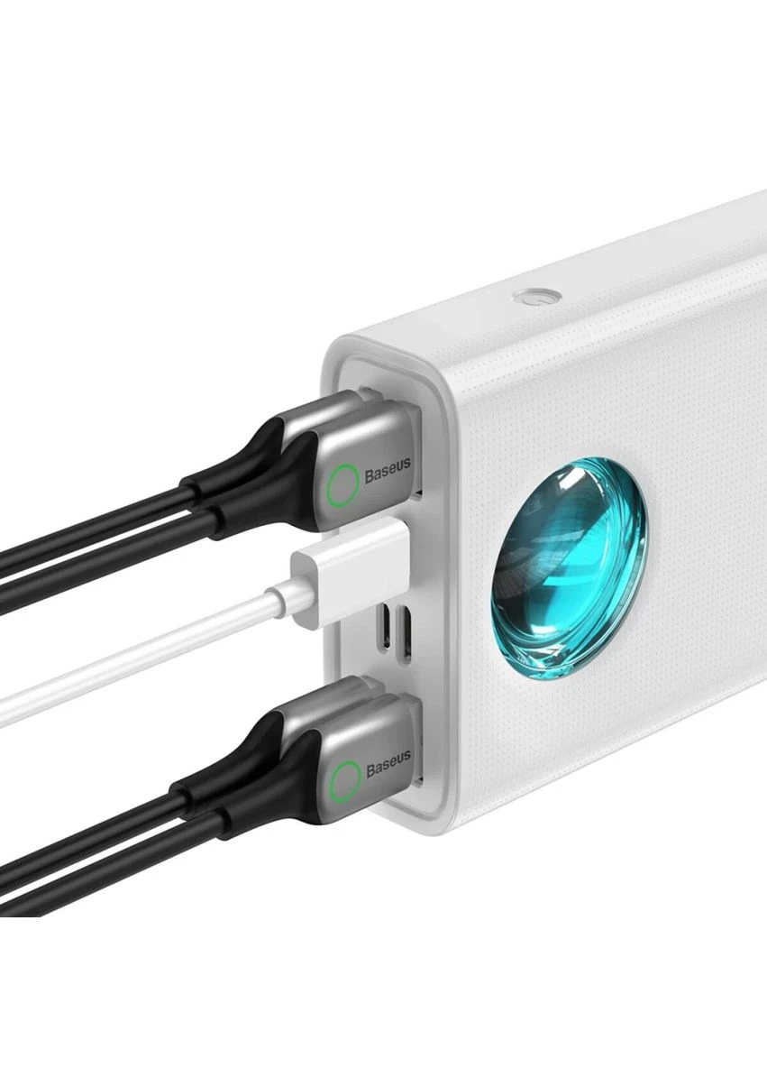 Внешний аккумулятор Amblight Digital Display Fast Charge Power Bank 30000mAh White (PPLG000102) Baseus (300678900)
