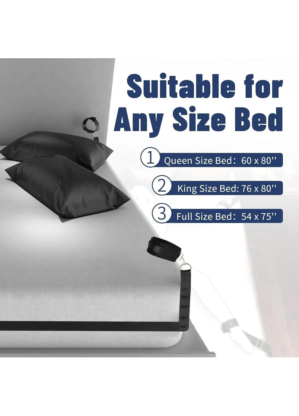 БДСМ-набір YEAHWOW Bed Restraint set Lockink (388404950)
