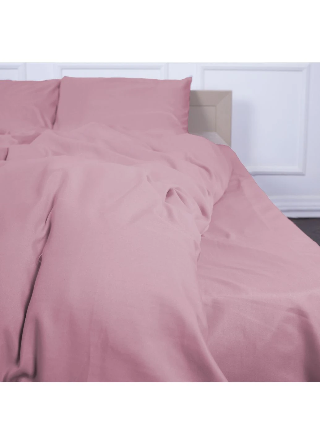 Комплект постельного белья №15-1415 Coral Cloud Mikrosatin Premium Однотонный Mirson (399179081)