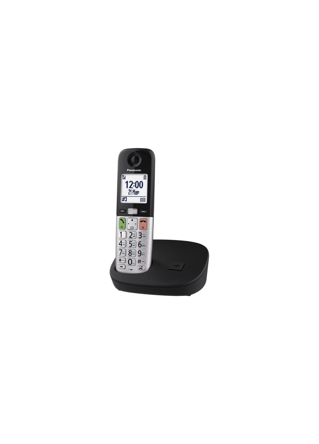 Радиотелефон DECT KX-TGU410UCB, черно-серебристый Panasonic (322560838)