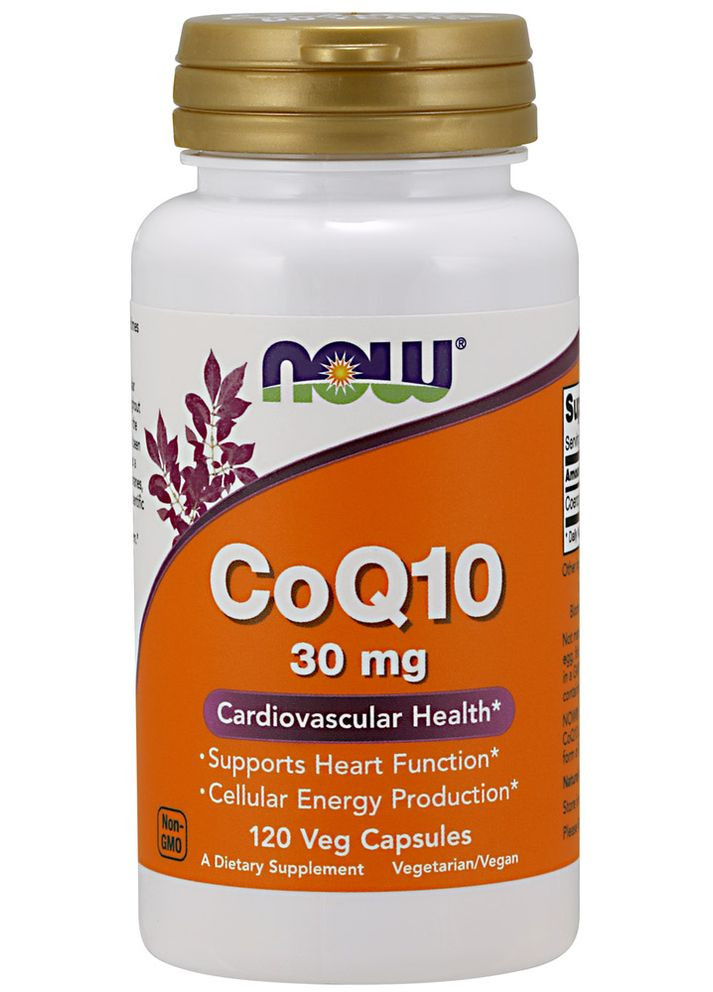 Коензим Q10 CoQ10 30 mg 120 caps Now (279592908)