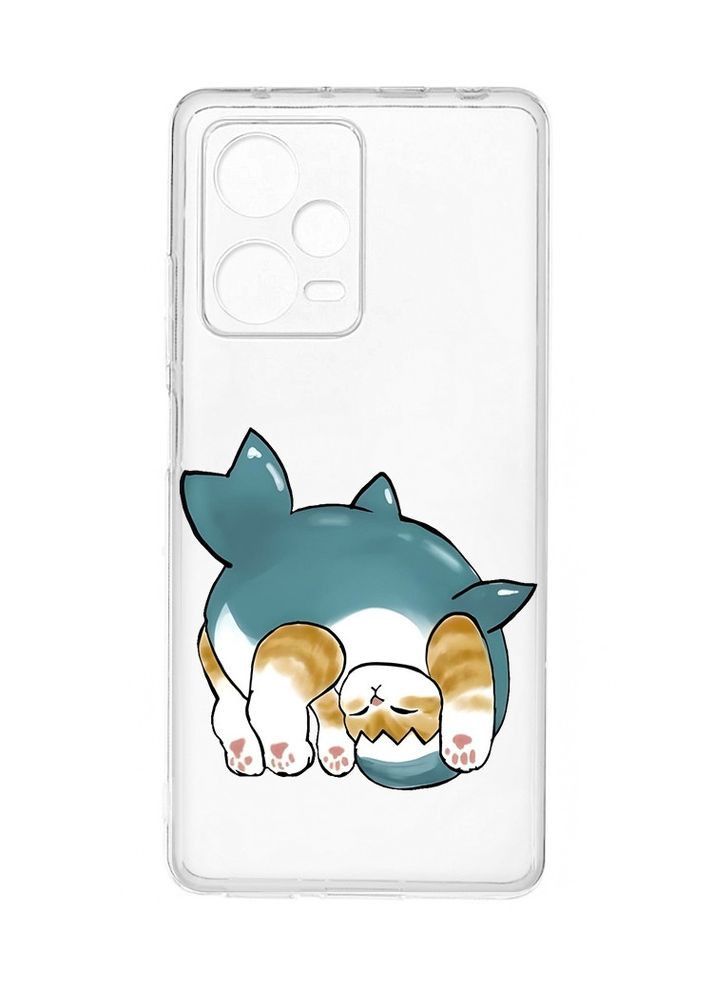 Чехол для Xiaomi Redmi Note 12 Pro 5G:: Котенок акула (принт 378) Creative (360704581)