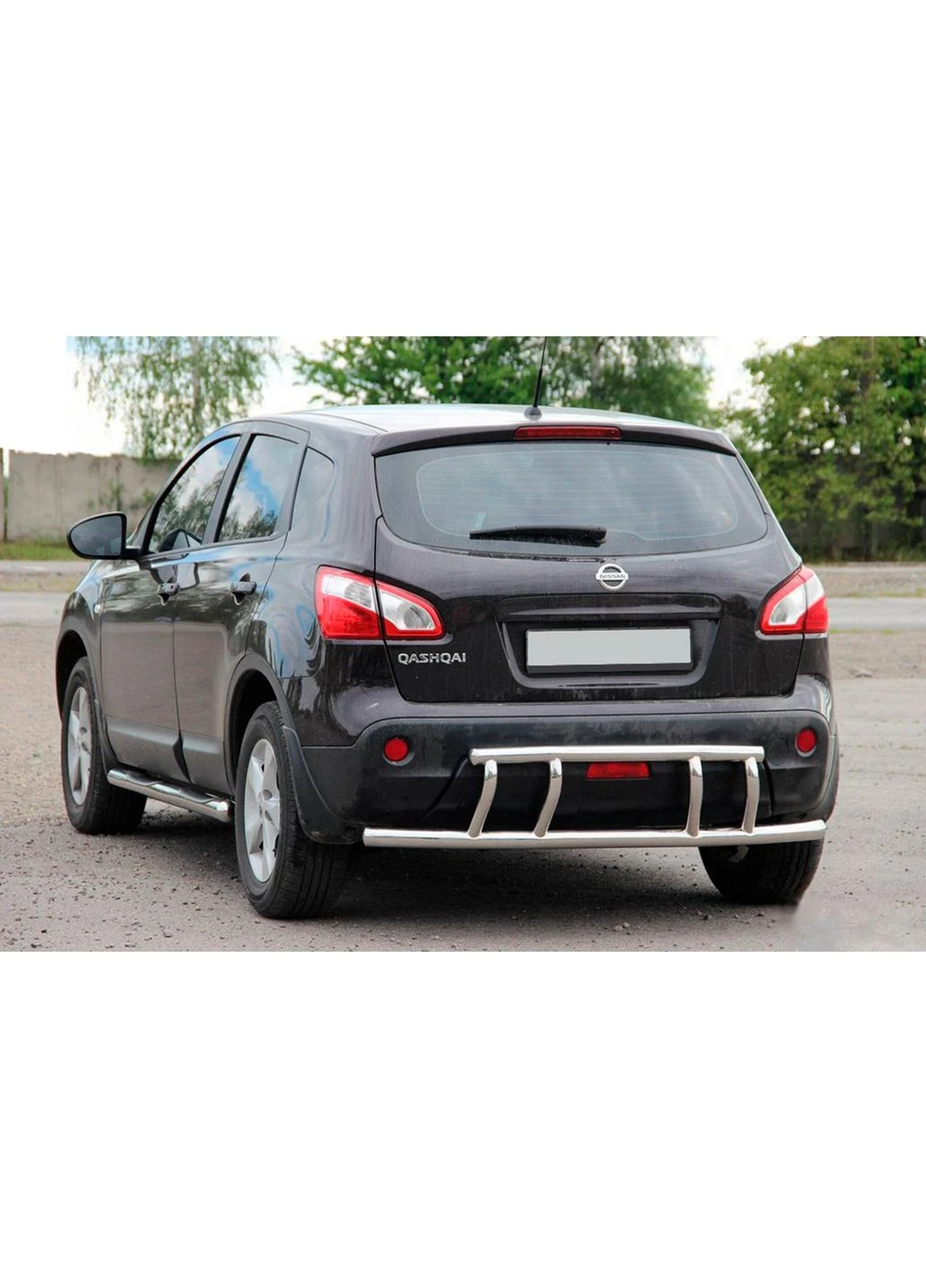 Задня дуга AK011 (нерж.) для Nissan Qashqai 2010-2014 рр CAN (389053593)