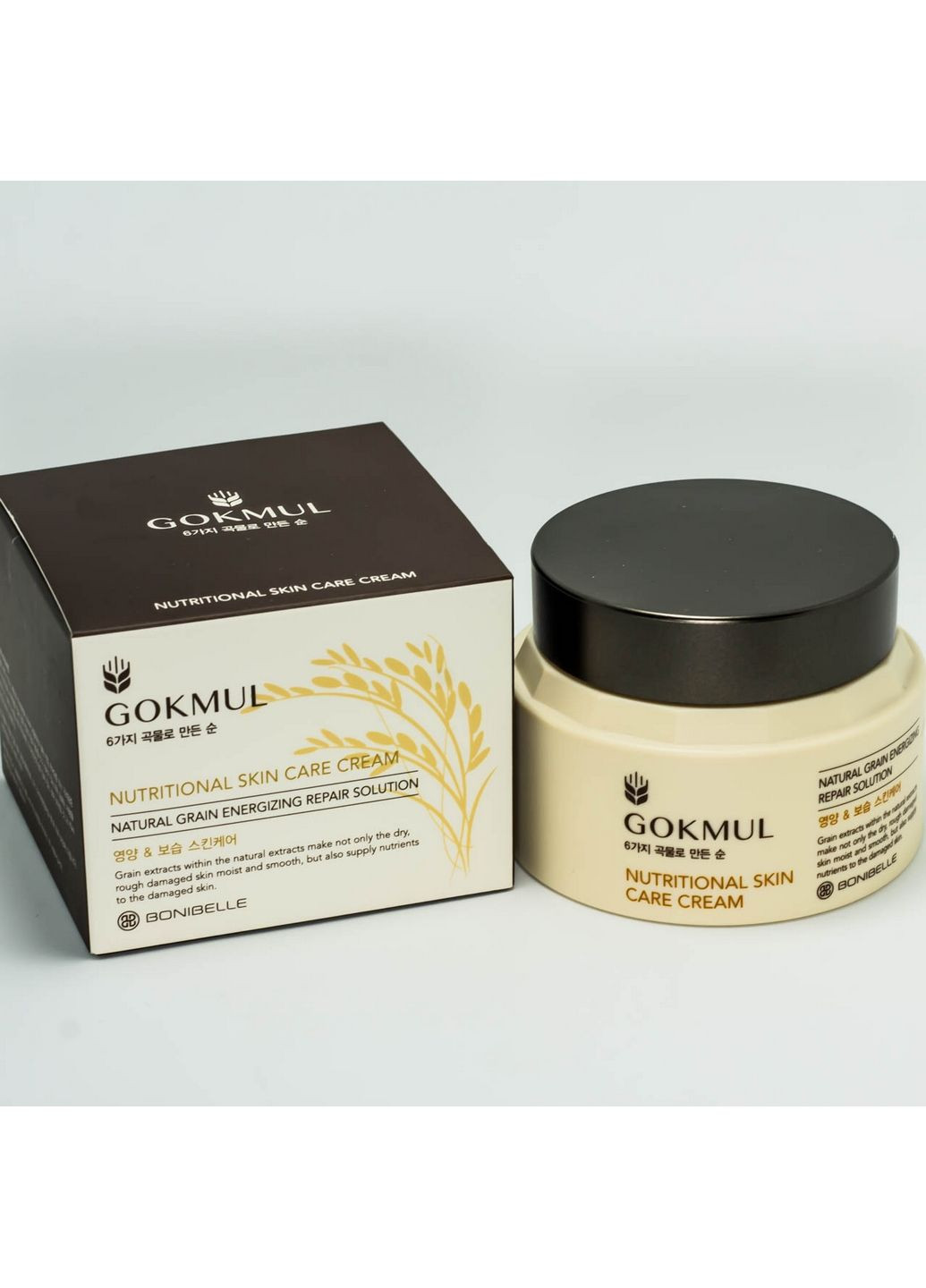 Питательный крем для лица bonibelle gokmul nutritional skin care cream с экстрактов зерновых ENOUGH (282588155)