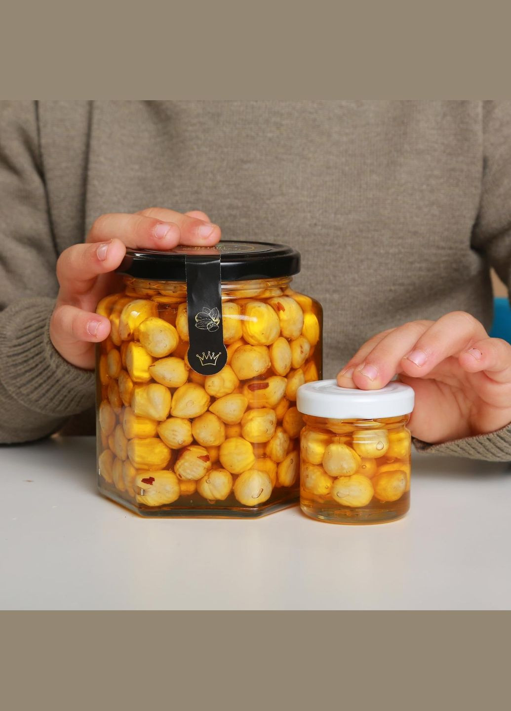 Мед с фундуком 130 грамм Царство Меду (330027839)