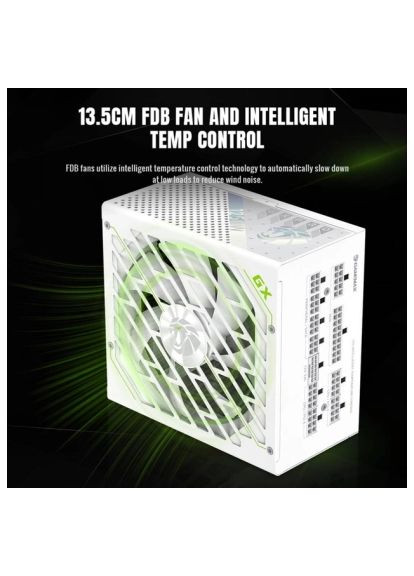 Блок питания (GX PRO 1250G WH) GameMax 1250W (366157651)