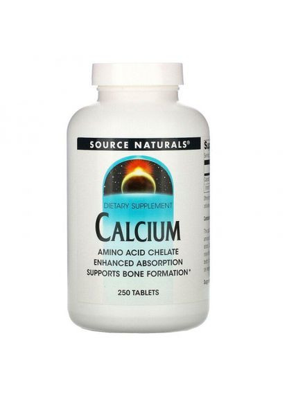 Кальцій, вітаміни Calcium,, 250 таблеток (SNS00302) Source Naturals (266799189)