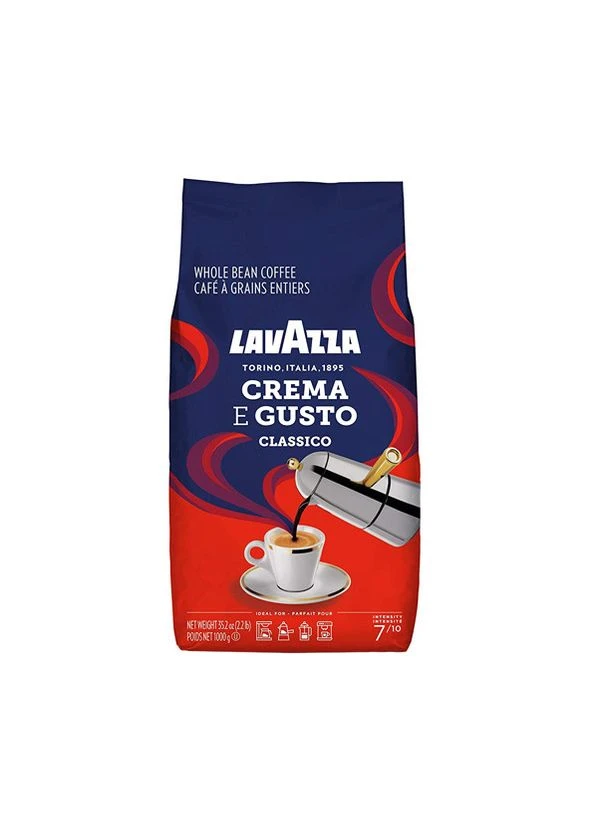 Кофе Lavazza Crema e Gusto Classico в зернах 1 кг Оригинал No Brand (385305946)