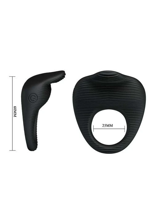 Эрекционное кольцо Thimble Cock Ring Black Pretty Love (383091365)