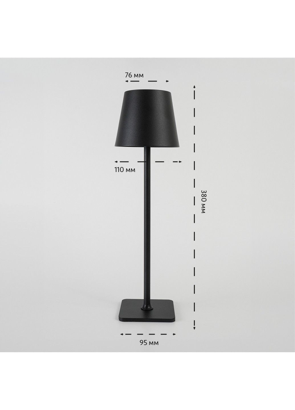 Настільна світлодіодна лампа BRIZ 4W V SENSOR 110×380-BLACK-DC5V/2A-IP43 ESLLSE (301020896)