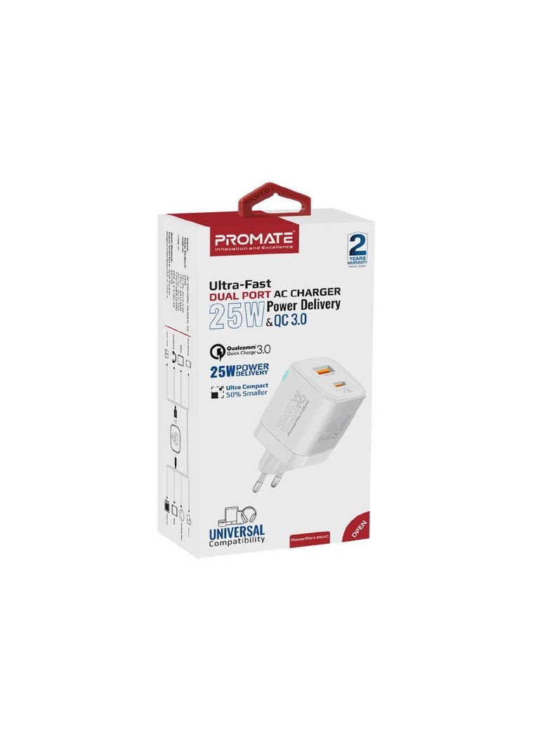 Зарядное устройство для PowerPort-25AC White Promate (336956038)
