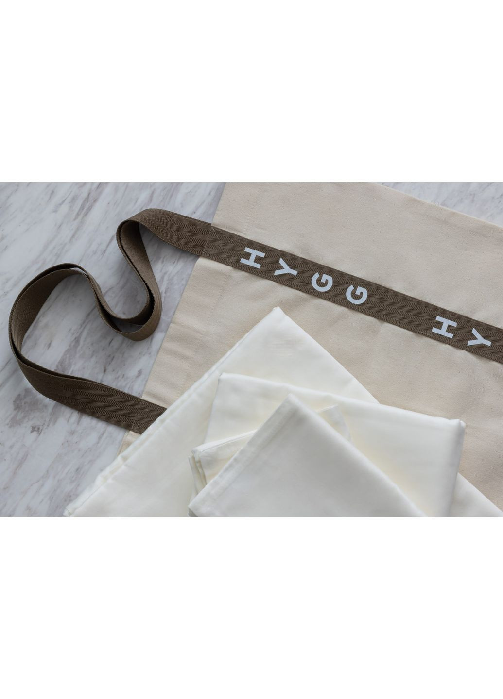 Комплект двоспальної постiльної бiлизни на гумці HYGG (368830772)