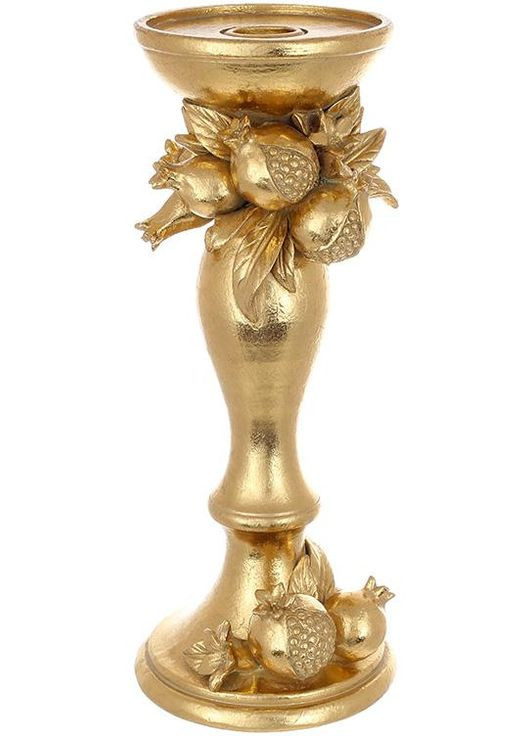 Свічник "Золотий Гранат" 26см, полістоун Bona (332666543)