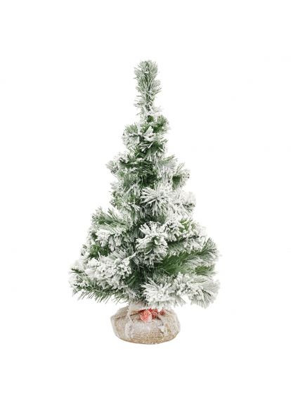 Елка искусственная Таежная заснеженая 903894 0.6 м зеленая Yes (369339253)