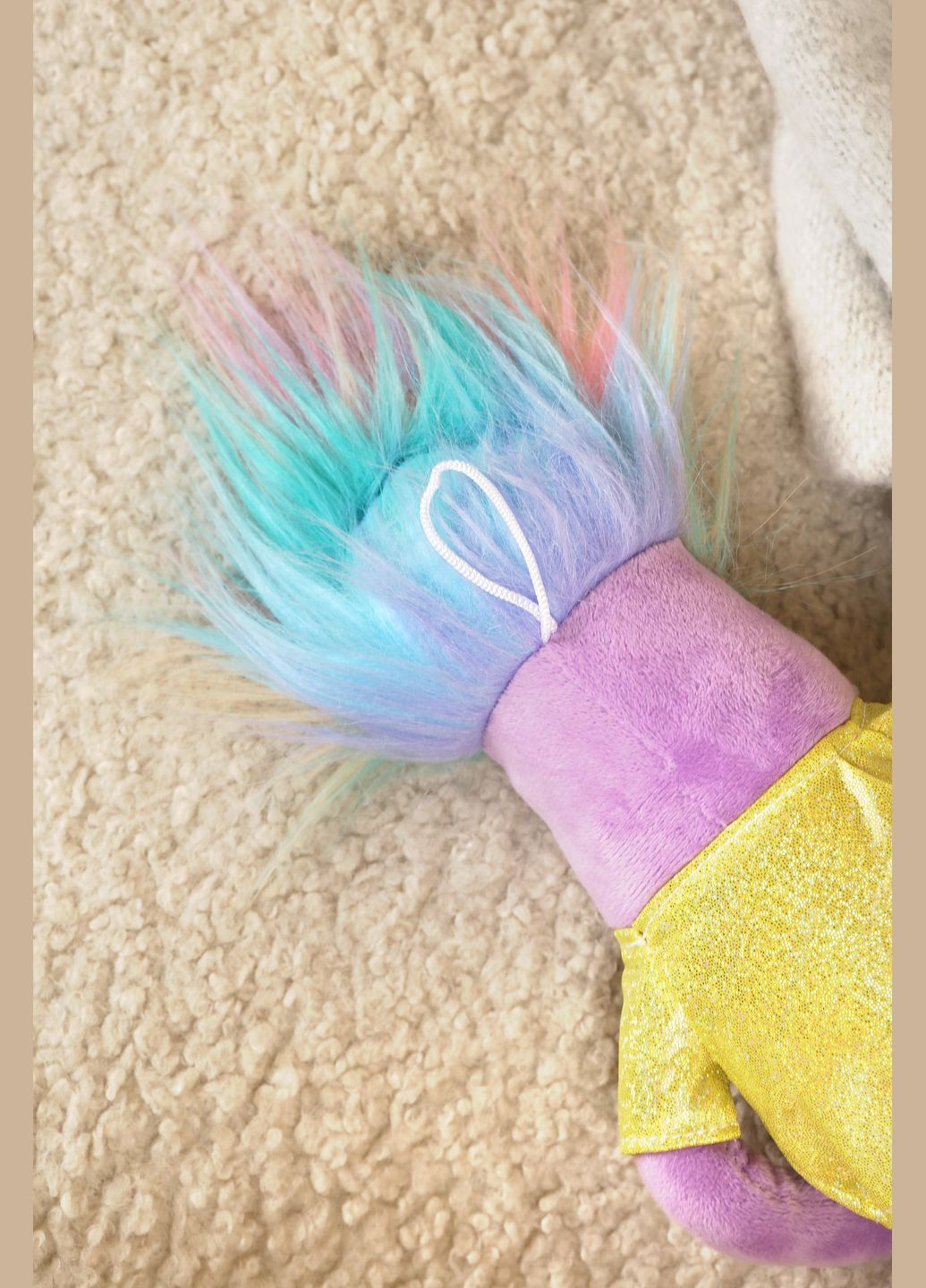 Мягкая игрушка радужные волосы сосиска K6004 Фиолетовый (2000989512042) shop (2000989512042) No Brand (366397657)