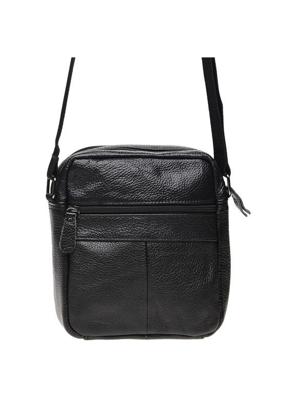 Сумка планшет через плечо мужская из натуральной кожи маленькая Черный 36532 Borsa Leather (353689895)