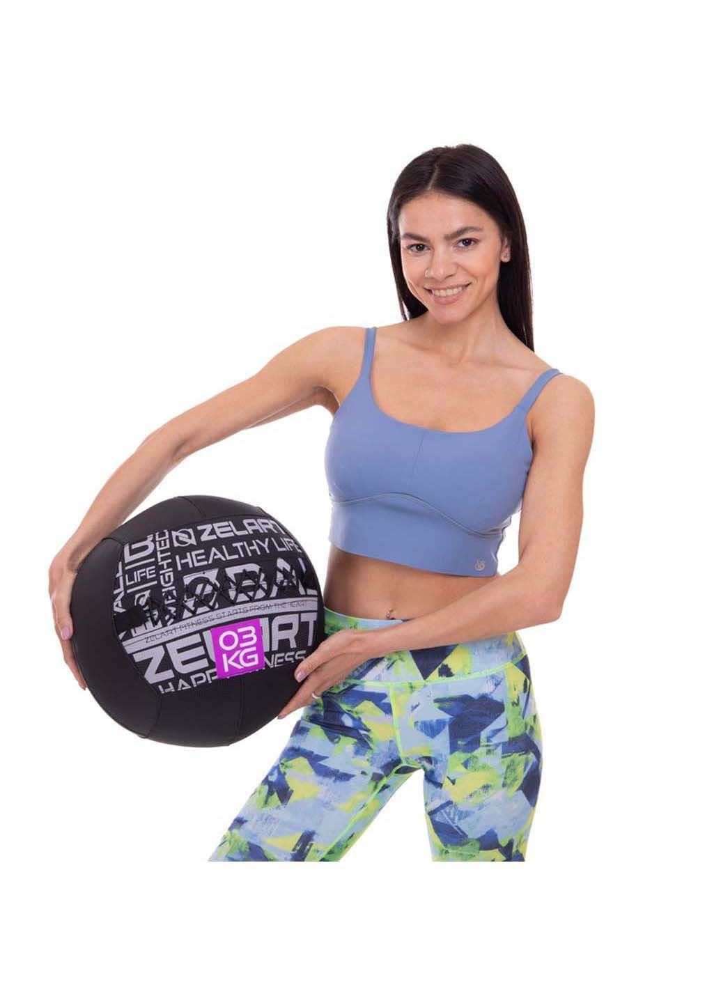Мяч набивной для кроссфита волбол Wall Ball FI-2637 3 кг Zelart (290109164)